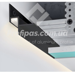 LED профіль тіньового шву, 14 мм., з покриттям
