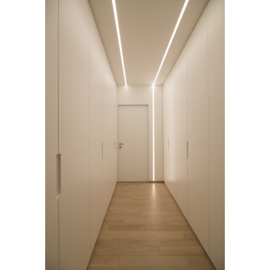 LED-профіль тіньового шву, 15 мм.,  без покриття
